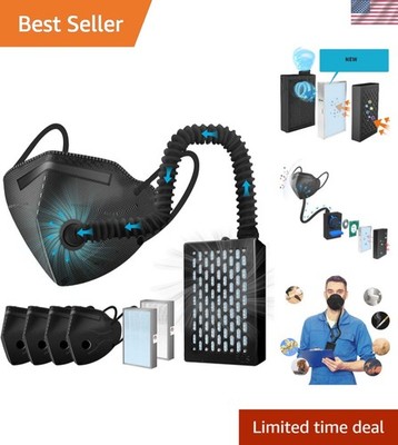 Adjustable Speed Electric Air Purifier Mask for Comfortable Breathing Anywhere