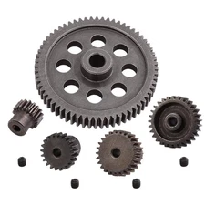 RC Steel Metal Spur Diff Differential Main Gear 64T 17T 21T 26T 29T Motor Gea...