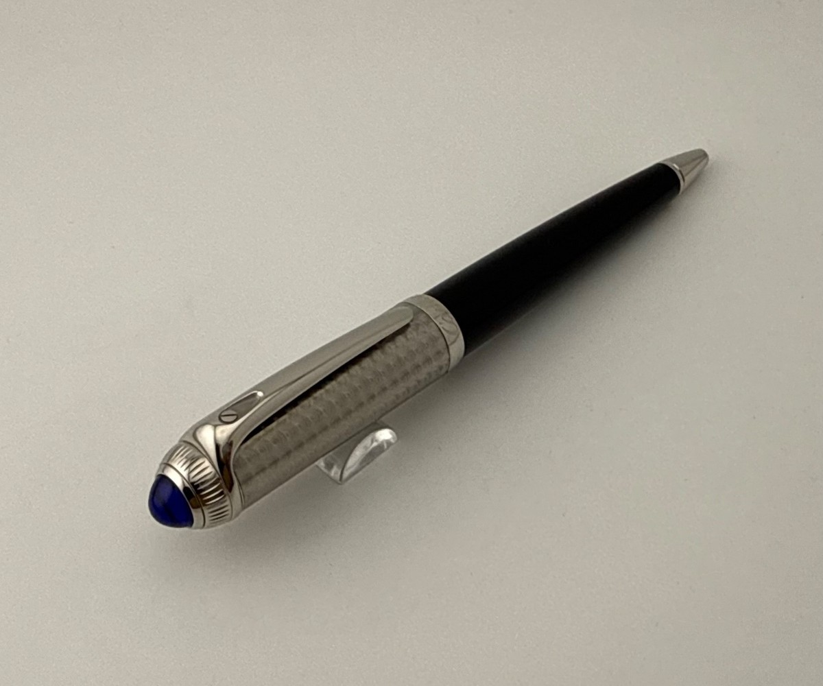 Cartier R De Cartier Palladium Finish Roadster Black Composite