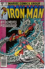 Iron Man #130 Marvel Comics 1979 Newsstand Edition VG/F Sleeve & Board