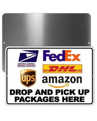 Delivery Drop And Pick Up Packages Here Sign / Decal   /  Usps Fedex Ms079