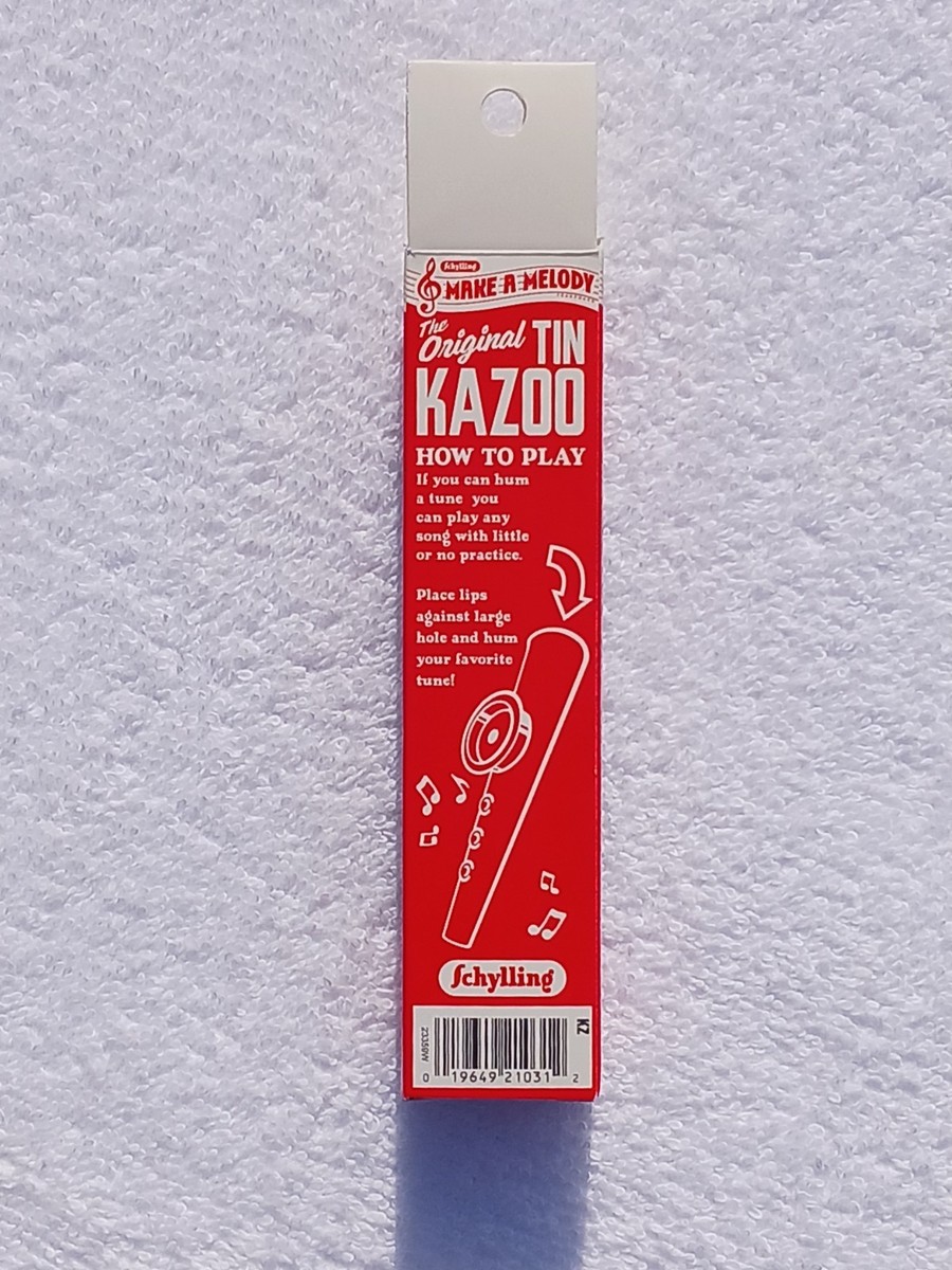 Green & Blue Kazoo by Schylling Instrument All Metal Hum Humming