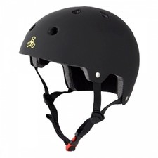 Triple Eight Dual Certified BMX  Skate Helmet - ABS Hard Shell, EPS Liner,