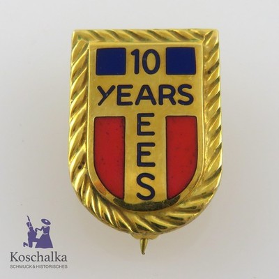 10K Goldabzeichen Atomic Energy Education Society AEES, 10 Jahre Treue (11573EB)