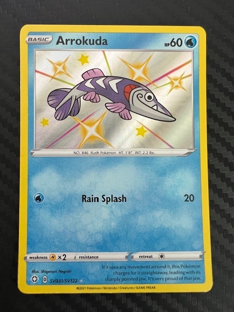 Pokemon TCG Shining Fates: Shiny Vault SV031/SV122 Arrokuda NM
