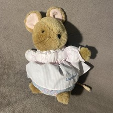 Vintage 1990's EDEN, MRS. TITTLEMOUSE Plush Toy, Beatrix Potter Collection