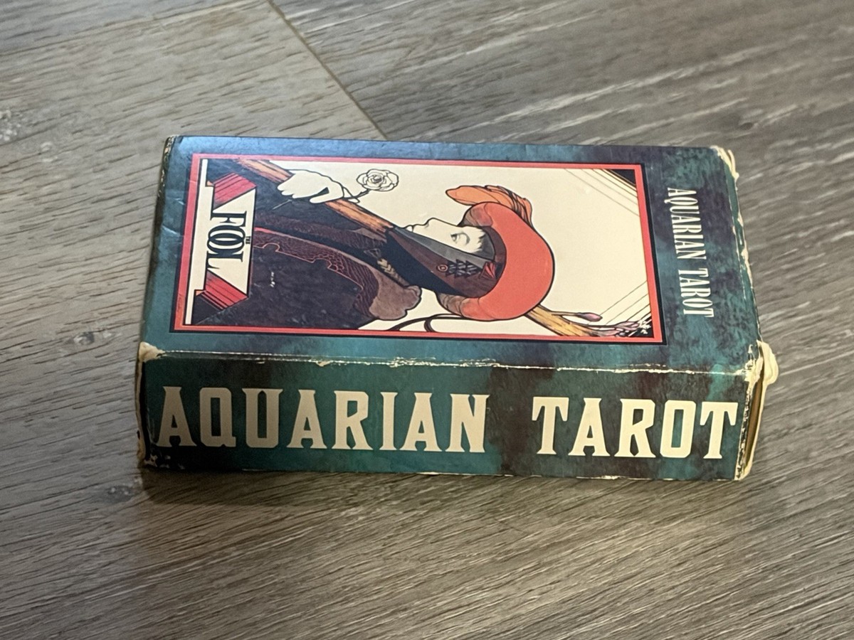 Vintage Aquarian Tarot Card Deck Entitled The Fool 1970 Complete