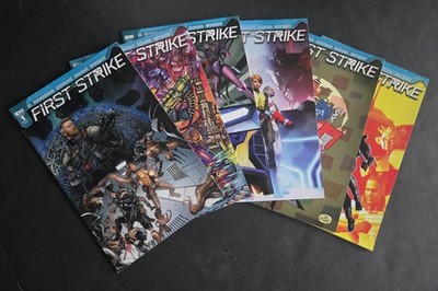 First Strike #1-6 (2017) Complete Set G.I. Joe Transformers IDW Some Incentives 