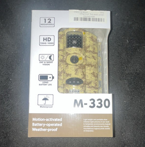 M-330 12MP 720P Trail Camera 65ft Range Waterproof Night Vision SD Card