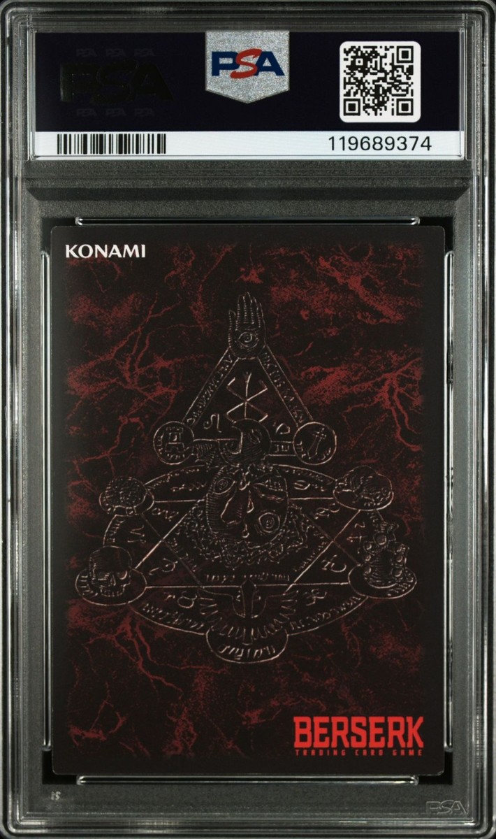 PSA8 2004 Berserk Trading Card Game Volume3 God Hand Slan Guts