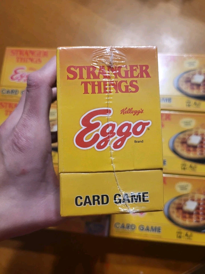 Netflix Stranger Things 2017 Kellogg's Eggo Waffles juego de cartas Eleven Hasbro Foto 4 de 4