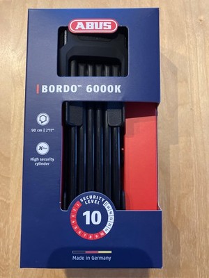 abus bordo 6000k Fahrradsxhloss