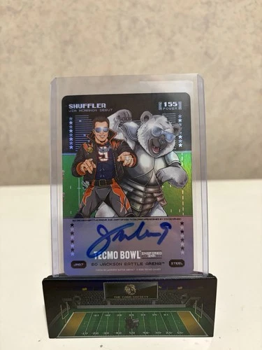 2026 Bo Jackson Battle Arena Tecmo Shuffler Steel Auto Power 155 Jim McMahon