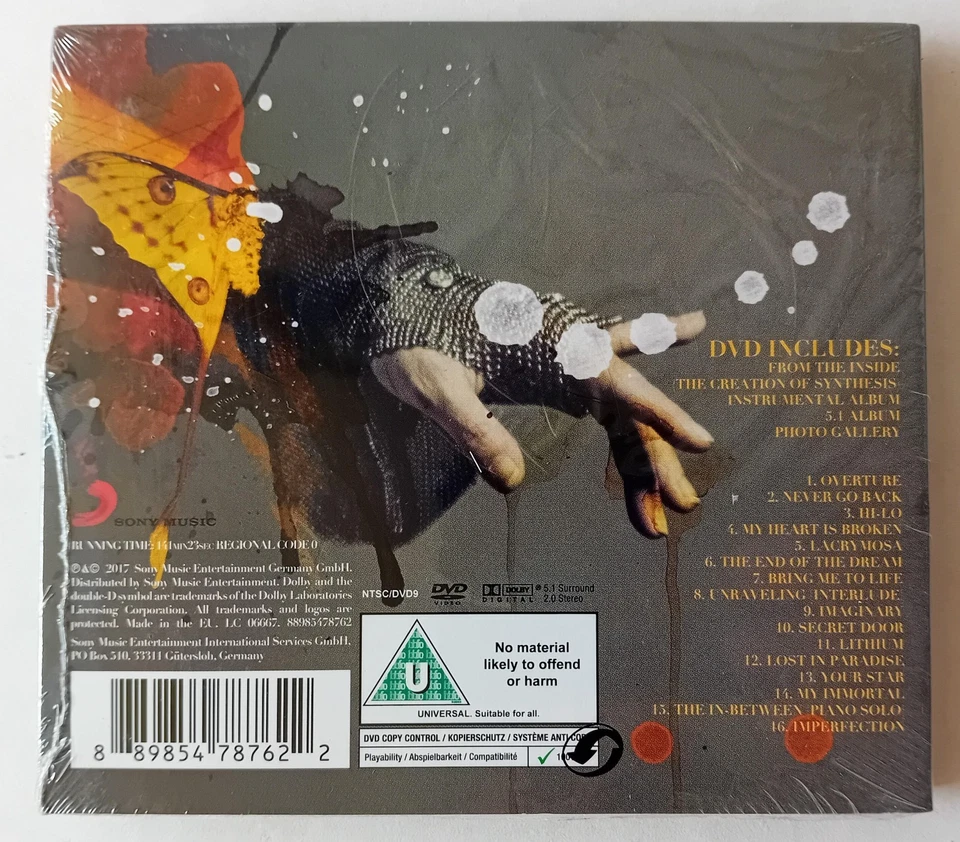 Evanescence - Synthesis  CD & DVD Deluxe Edition 2017 Digipak Brand New Sealed - Bild 2 von 4