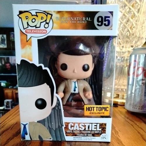 Funko Pop! Vinyl: Supernatural - Castiel - Hot Topic (Exclusive) #95 W/Protector