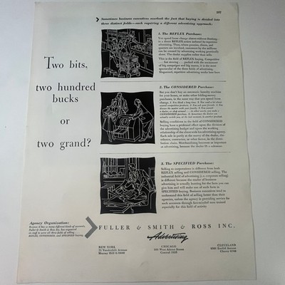 Fuller & Smith & Ross Inc. The Reflex Purchase New York NY 1948 Ad SV30-4