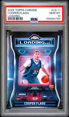 2025 Topps Chrome Cooper Flagg Base (PSA 10)
