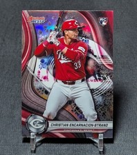 Christian Encarnacion-Strand Refractor Rookie 2024 Bowman's Best Card #21 Reds. rookie card picture