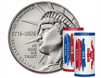 2026-D Semiquincentennial Half Dollar Uncirculated from U.S. Mint Roll -IN STOCK