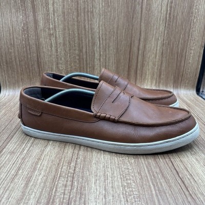 Cole Haan Nantucket Penny Loafer Sneakers Tan Leather Slip On Shoes 13 Men main image 4