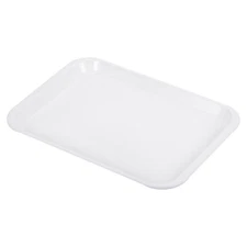 12.2x8.5" Fast Food Tray, Plastic Serving Tray Reusable Rectangle Tray
