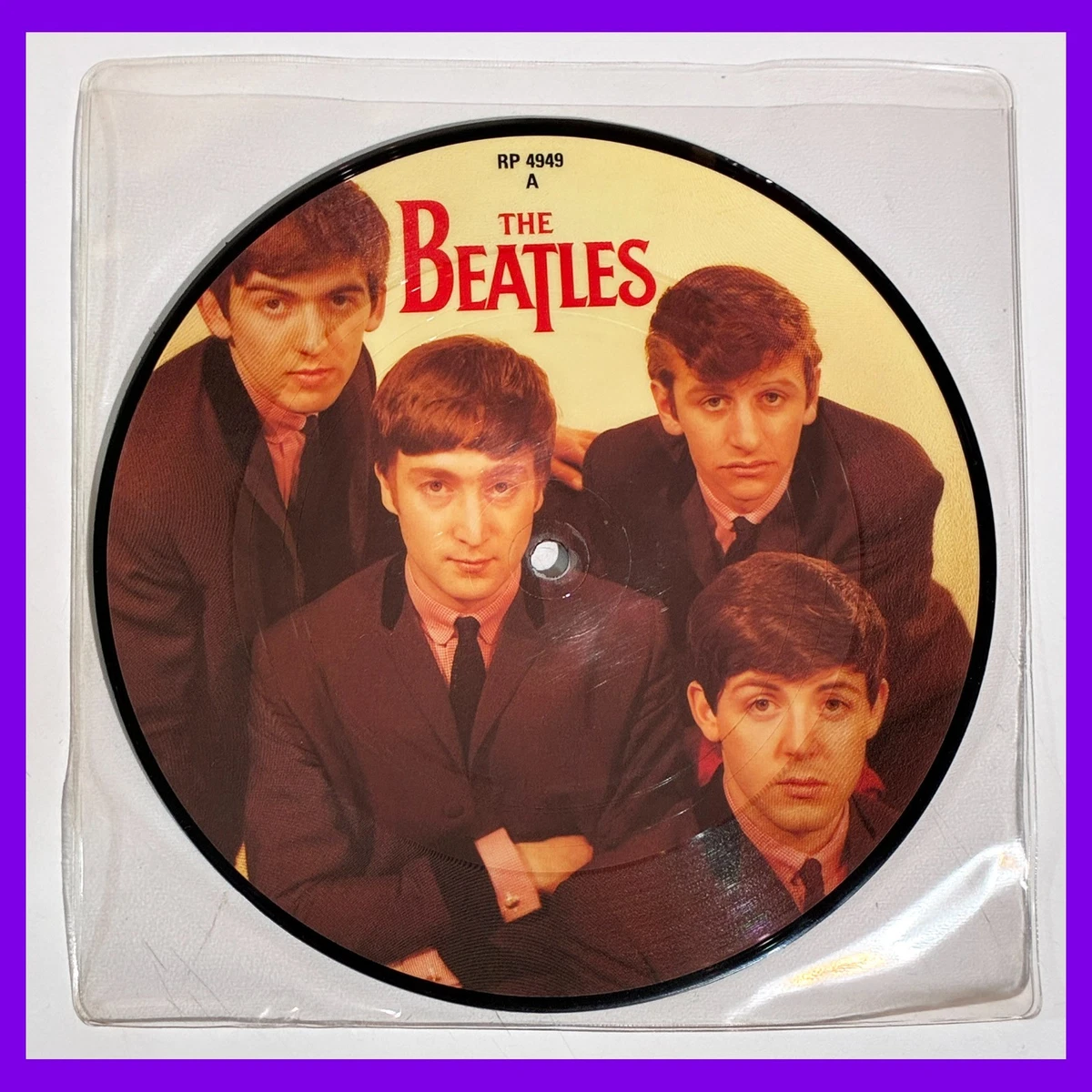 The Beatles Picture Disc Single Vinyl Records for sale | eBay