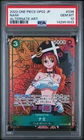 2022 ONE PIECE JAPANESE OP02-PARAMOUNT WAR ALTERNATE ART #036 NAMI PSA 10