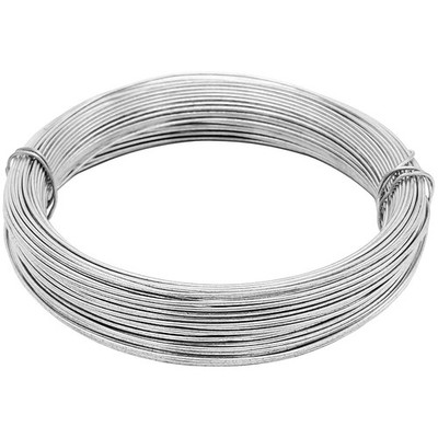 20 Gauge Hobby Wire,98ft Galvanized Solid Wire,Multi-Purpose 98 feet, Silver 