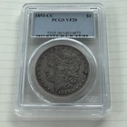 PCGS 1893-CC VF20 Morgan Dollar 🇺🇸