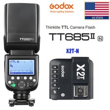 Godox TT685II-N 2.4G TTL HSS Camera Flash Light Speedlite X2T-N trigger Fr Nikon