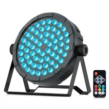 Wireless Battery Powered 60LED Par Light Rechargeable DJ Uplight Stage Spotlight