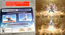 2025 SHINY MIRAIDON KORAIDON TRÂDE GameStop Evėnt/NO CODE Pokemon Scarlet Violet