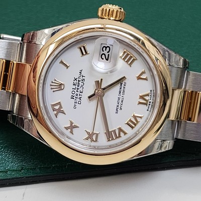 Full Stickers 2025 Rolex Lady-Datejust 28 mm Steel 18K Yellow Gold Watch 279163