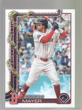 2025 Topps Holiday - Marcelo Mayer RC Rookie #H35 - Red Sox