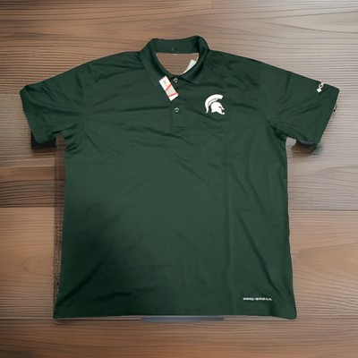 Columbia Michigan State Spartans Golf Polo Shirt Men's Size Large