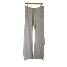 Barefoot Dreams CozyChic Ultra Lite Womens Wide Leg Pants Sz Small Stone