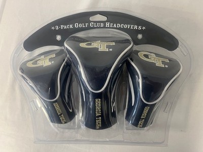 Team Golf Contour Golf Club Headcovers 3pk (Georgia Tech Yellow Jackets) NEW