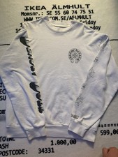 Chrome Hearts Deadly Doll Spiderweb Crewneck - Size Medium