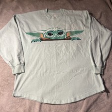 Disney Parks Star Wars The Mandalorian Baby Yoda Grogu Spirit Jersey Adult Sz XS