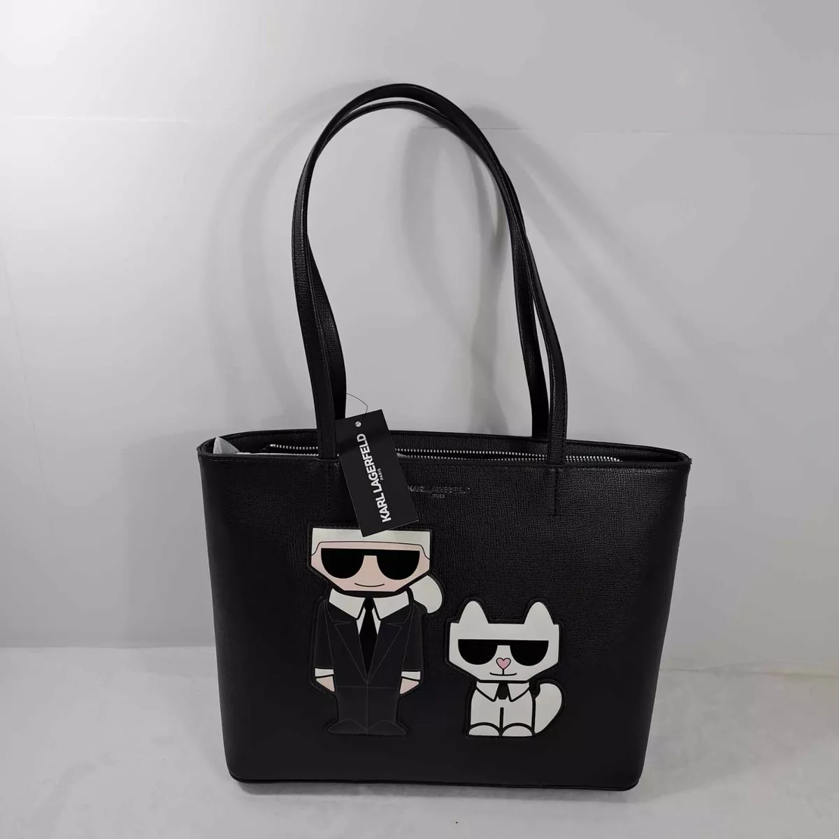 NWT KARL LAGERFELD PARIS MAYBELLE TOTE SHOULDER BAG KARL 228