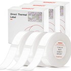 3Pk Label Maker Tape 12x40mm, 1/2 inch Label Sticker for Niimbot D110 D11