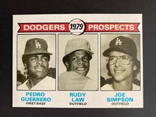 1979 Topps Pedro Guerrero Rookie Card (RC) #719