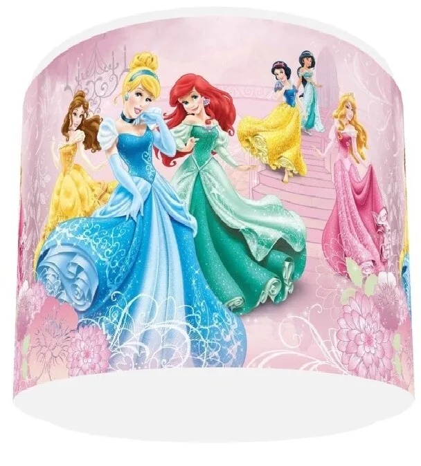 DISNEY PRINCESS Kids Bedroom Light Shade Lampshade 9