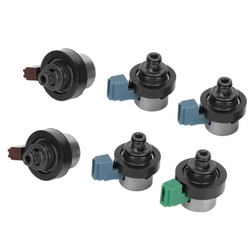 6Pcs Transmissioin Solenoids For Subaru Forester 2.5 2001-2014 with 4EAT Trans