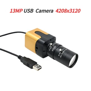 Ultra HD 13MP USB Case Camera IMX258 Document Scanning 5-50mm Varifocal CS Lens