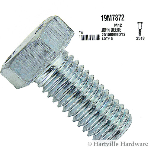 John Deere Original Equipment Cap Screw #19M7872