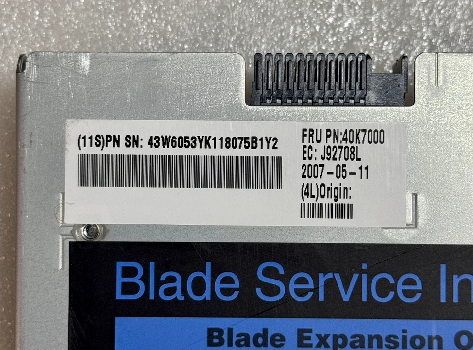 IBM 8853-L5U BladeCenter HS21 Blade Server XEON 2.66Ghz 1Gb CPU / 5Gb DDR2 RAM - Image 3 of 4