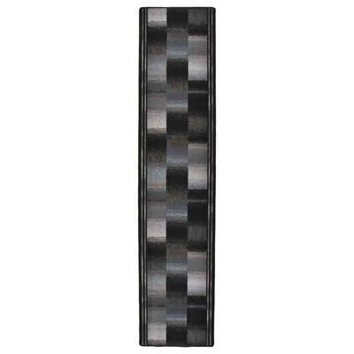 vidaXL Teppichläufer Gummirücken Schwarz 67x400cm Teppich ...