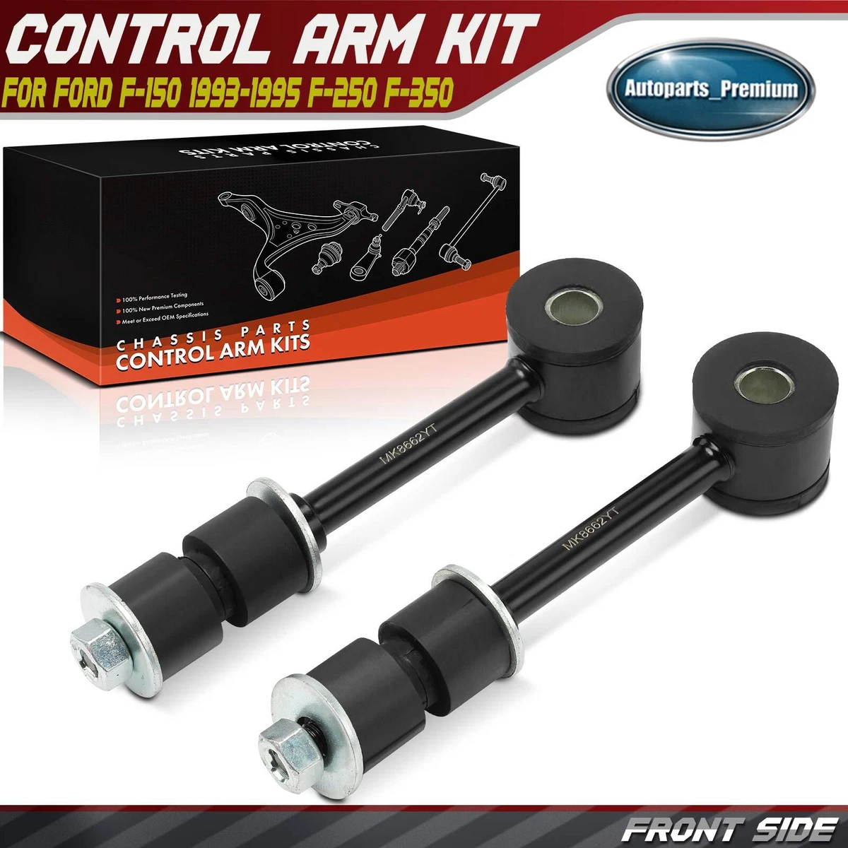 Kit De Suspensión Delantera (10 Piezas) Para Ford F-150/F-250 – Barras Estabilizadoras Y Rótulas