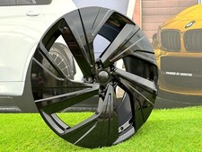 4 x 21 Inch 5x112 Narvik Style Black Wheels: Fits For Volkswagen ID.4 ID.5 ID.7